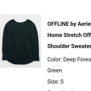 Aerie Off the shoulder sweater